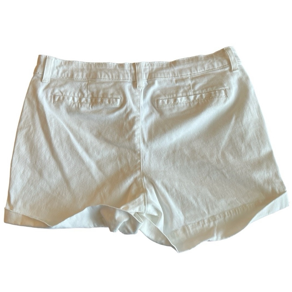 SO Shorts Favorite Midi Low Rise White Stretch Juniors 11 - Picture 3 of 10